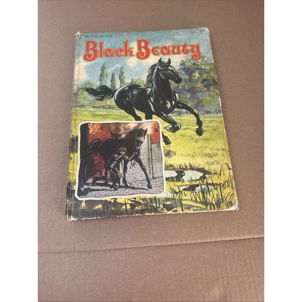 Vintage Black Beauty A Golden Book Hardcover 1970s